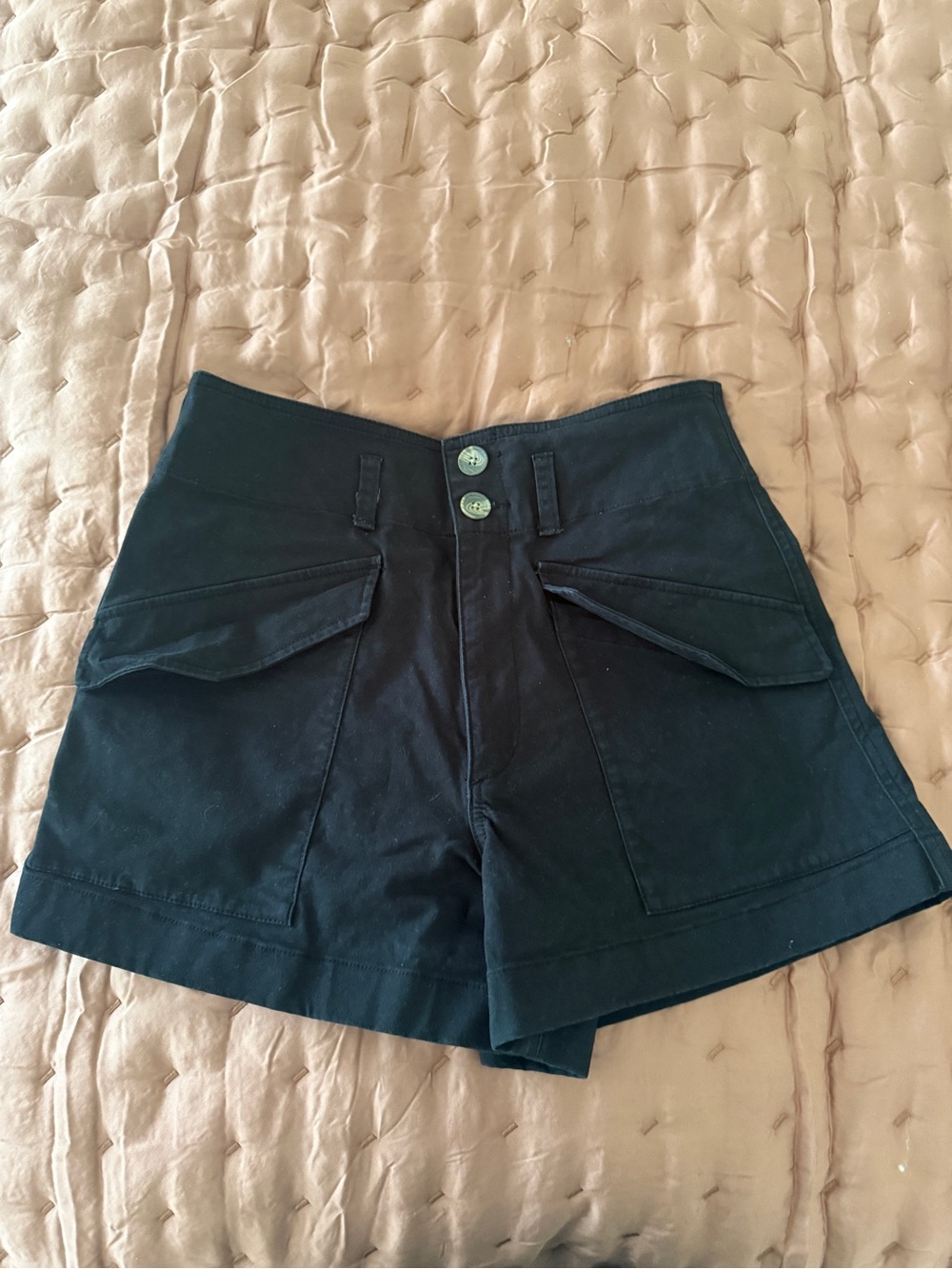 Stoic Women’s High Waist Black Shorts Backcountry Size Medium Black